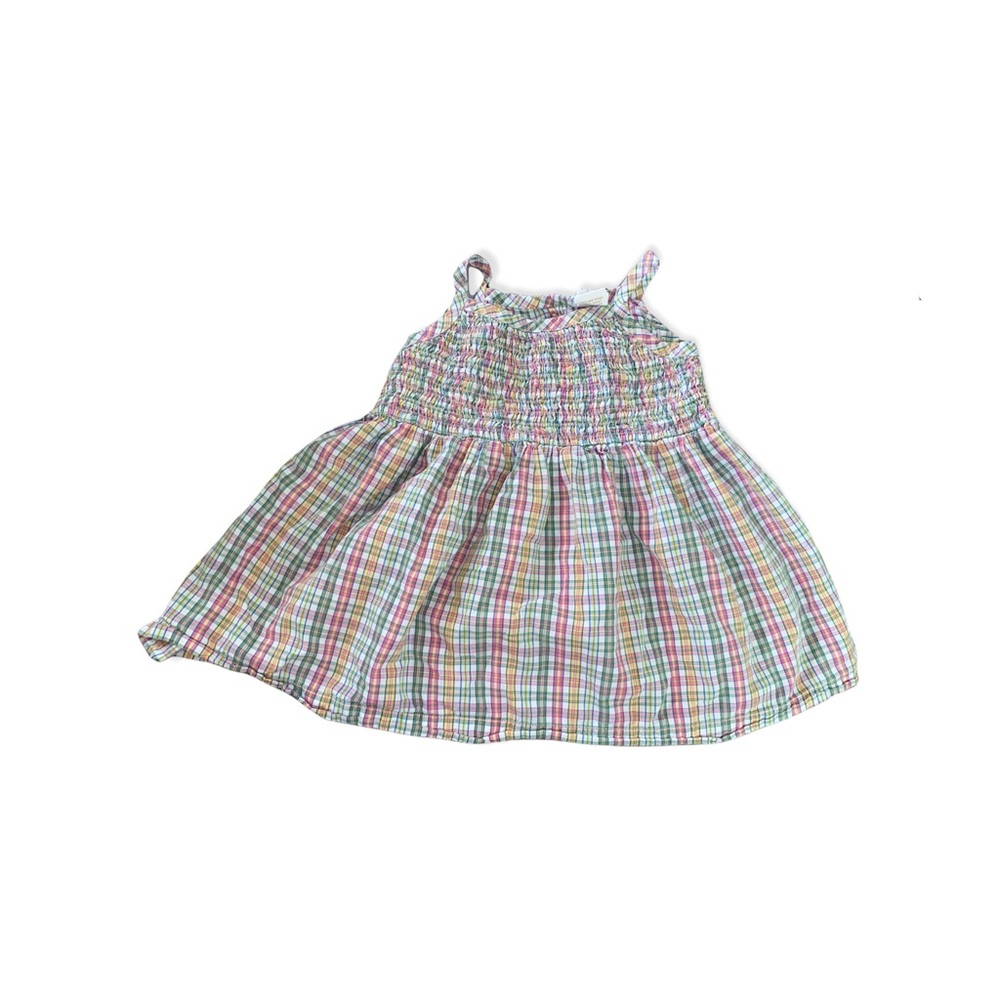 Gap Baby 100% Cotton Plaid Dress 6-12 Months